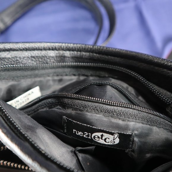 rue 21 etc Bags Rue 2 Etc Black Lace Covered Purse Poshmark